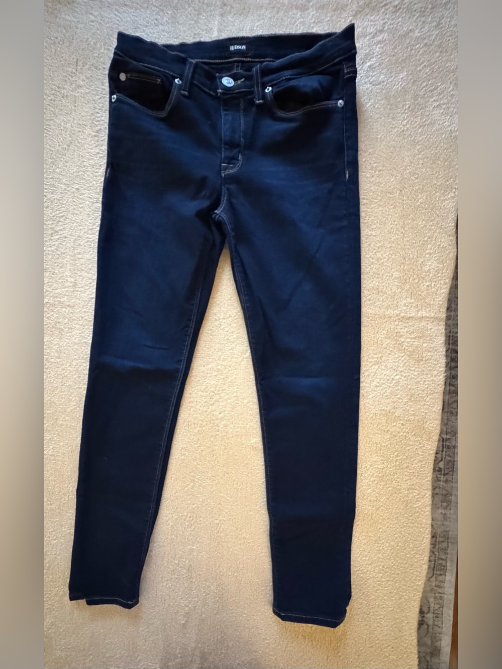 Hudson Jeans Dark Blue Skinny Stretch Jeans